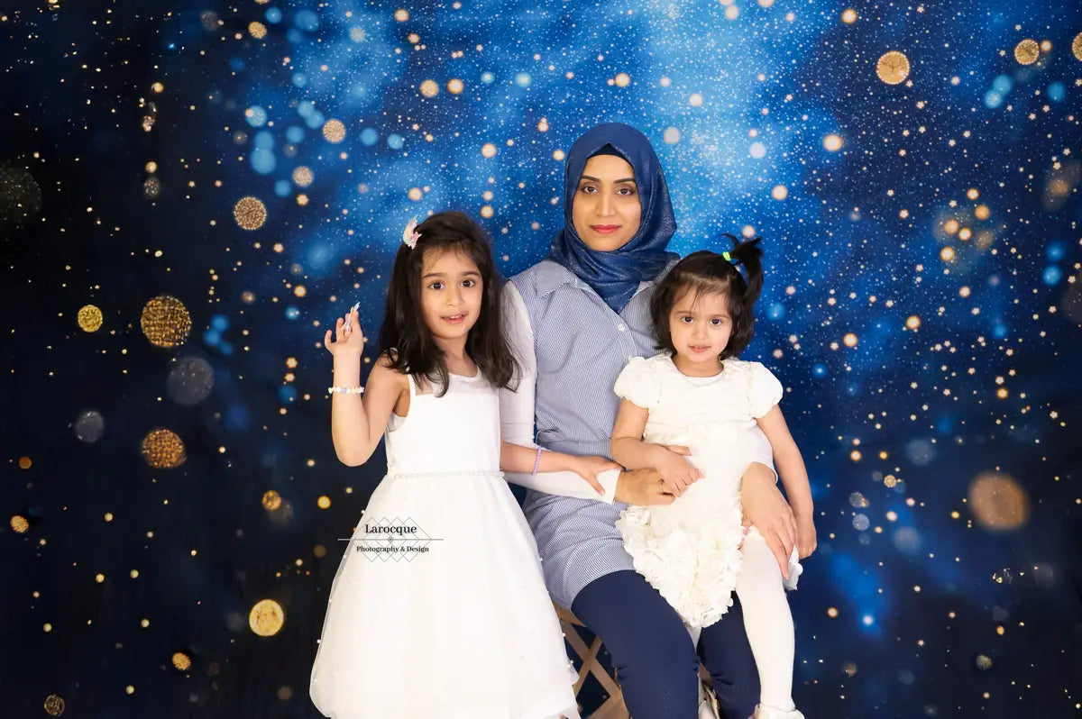 Sfondo Glitter Bokeh Blu Designed by Emetselch