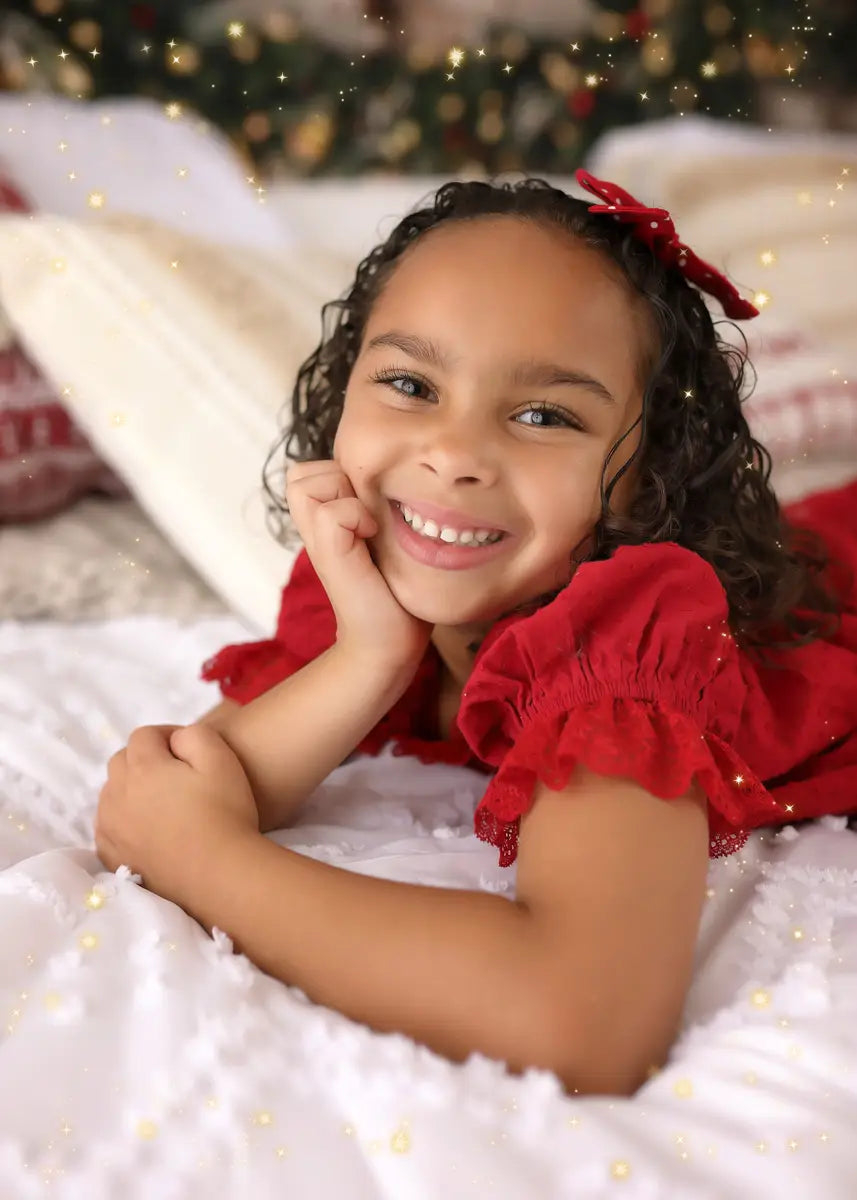 Corona de Cabecero Blanco Navideño Diseñado por Emetselch