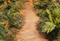 Kate Forest Path Floor Printed Backdrop Designed by Emetselch