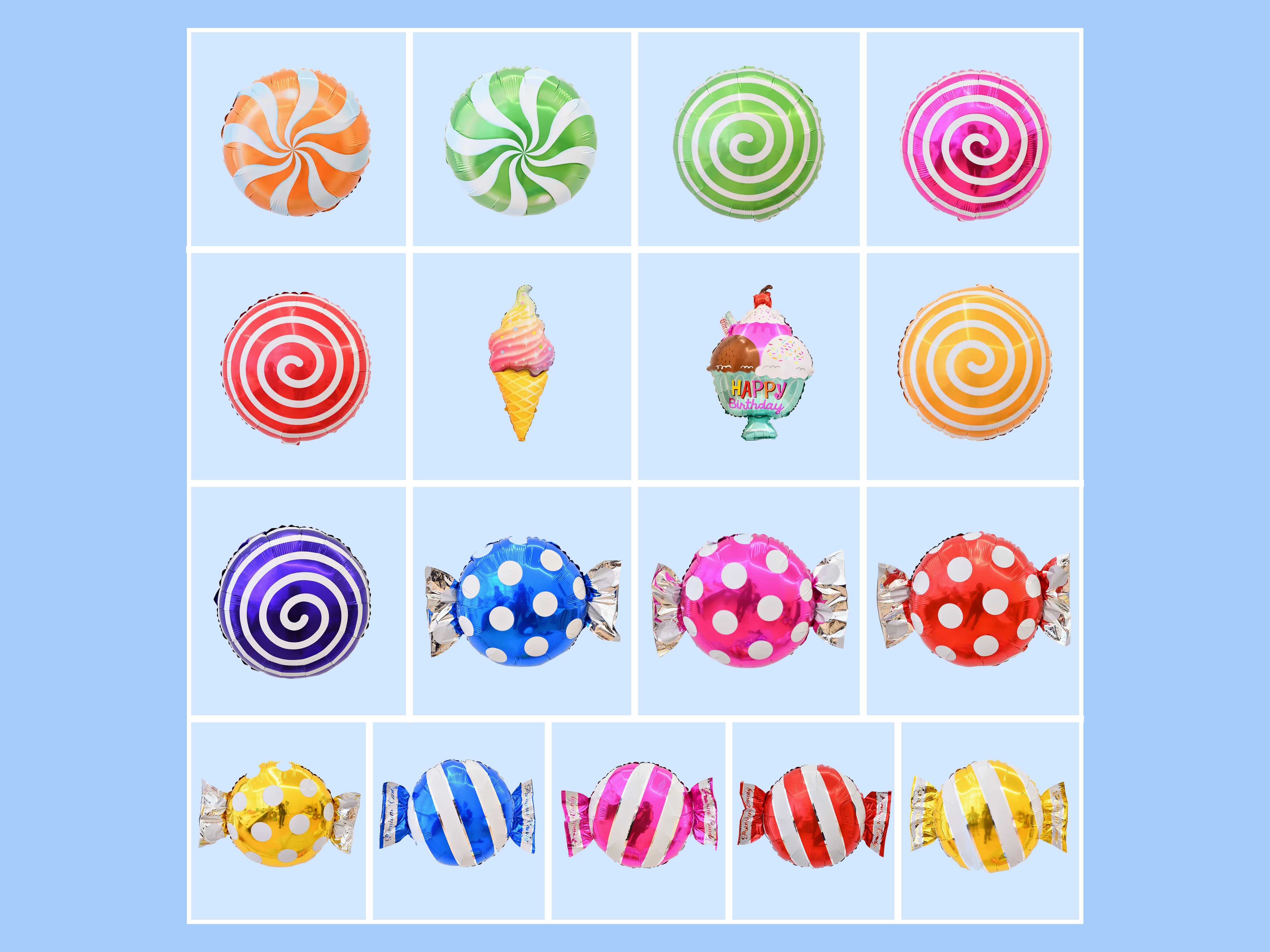 Kate Candy Ice Cream Inflatable Props Set 17pcs