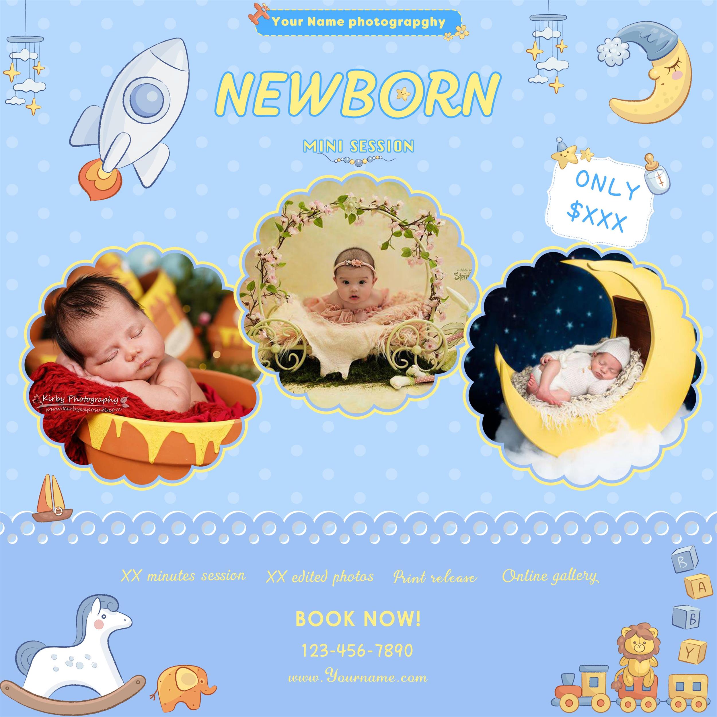 Kate Free Newborn Mini Session Template For Photographers