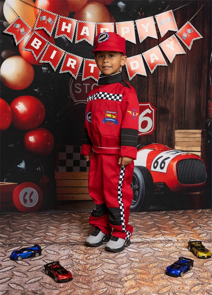 RTS Kate Racing Happy Birthday Photo Kit Photography Backdrops&Props Themed Bundle
