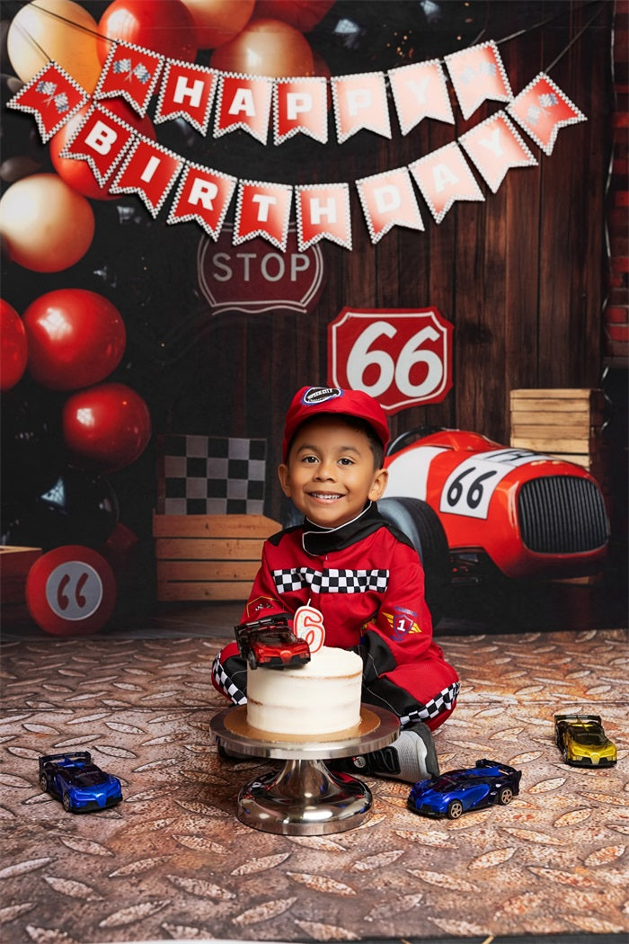 RTS Kate Racing Happy Birthday Photo Kit Photography Backdrops&Props Themed Bundle