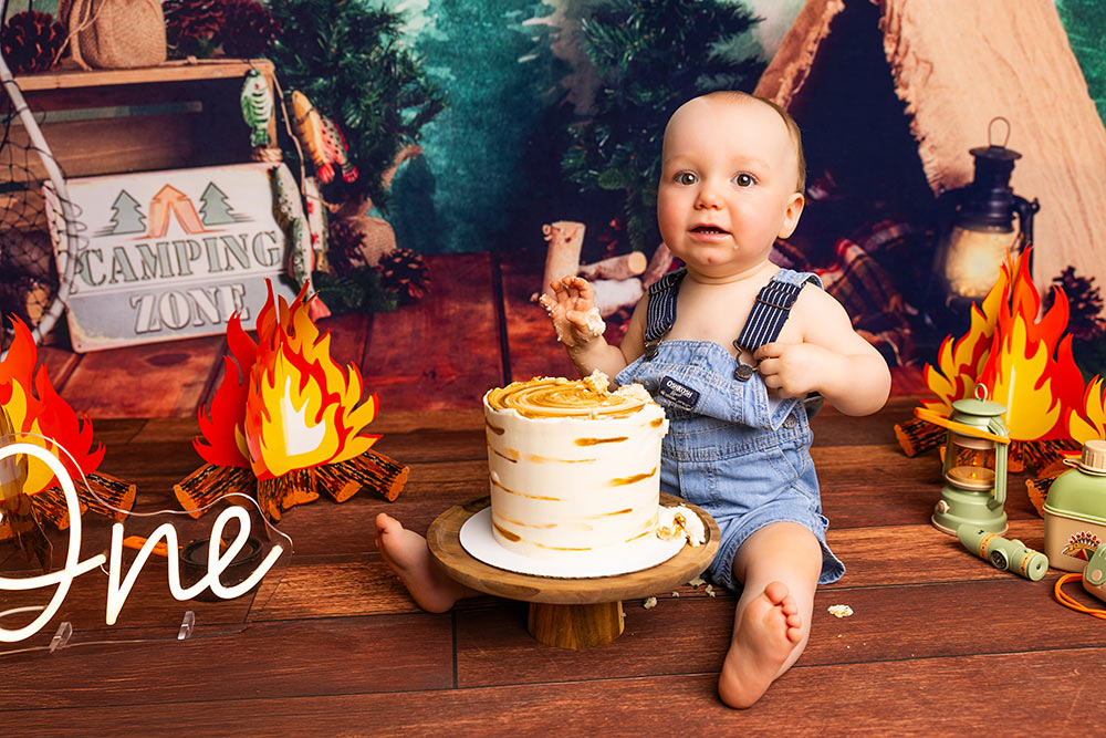 Kate Camping Cake Smash Photo Kit Photography Backdrops&Props Themed Bundle