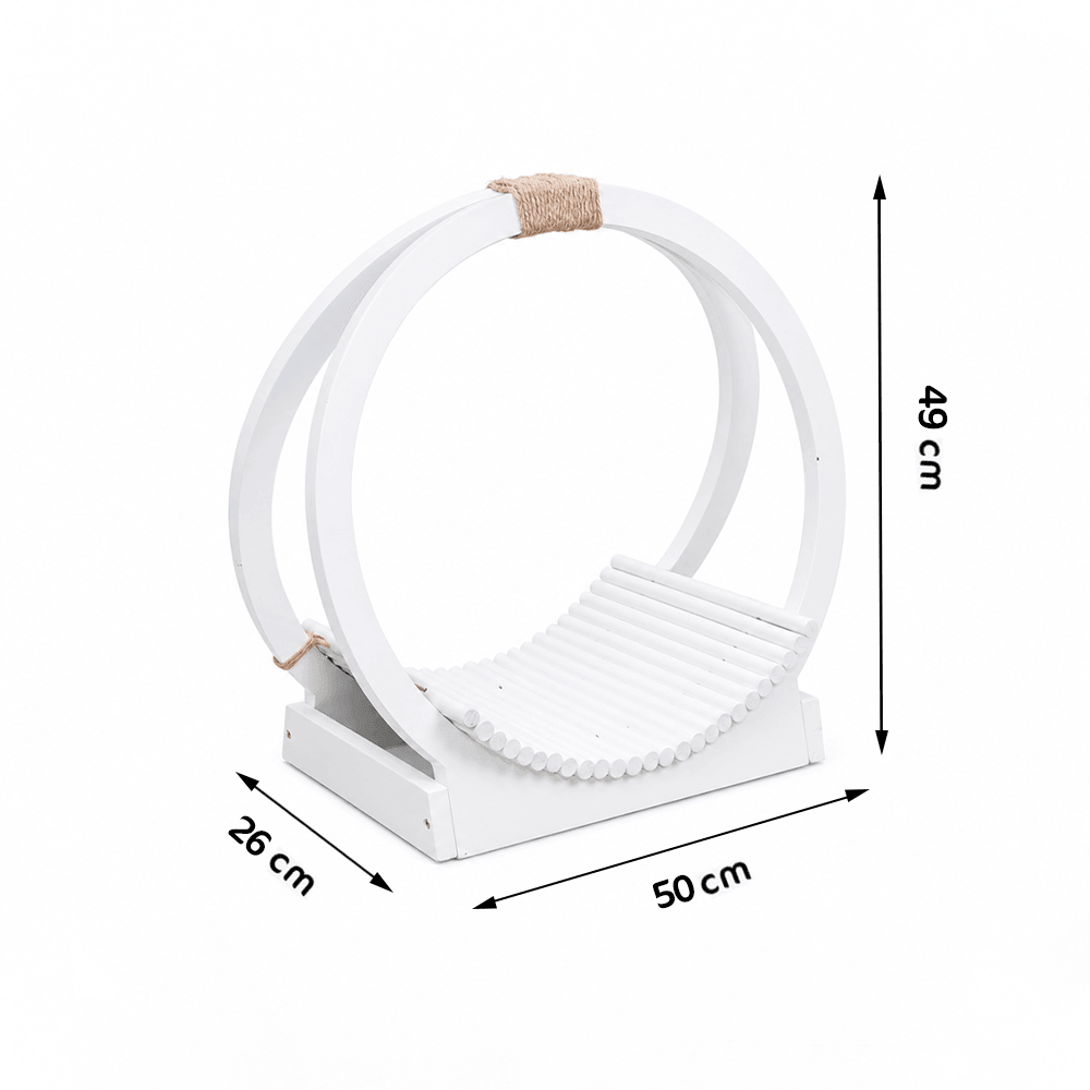 Kate 'Aura' White Wooden Hoop Posing Nest | Newborn & Sitter Photo Prop