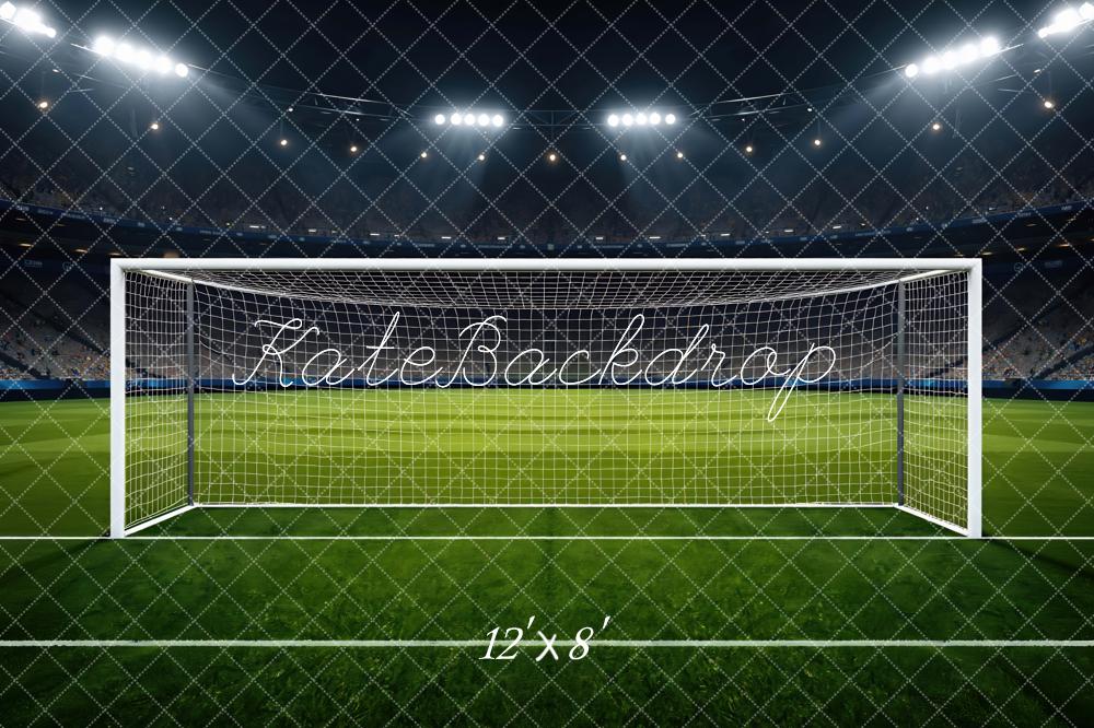 Kate Sports Soccer Field Goal Stadium Backdrop Designed by Mini MakeBelieve