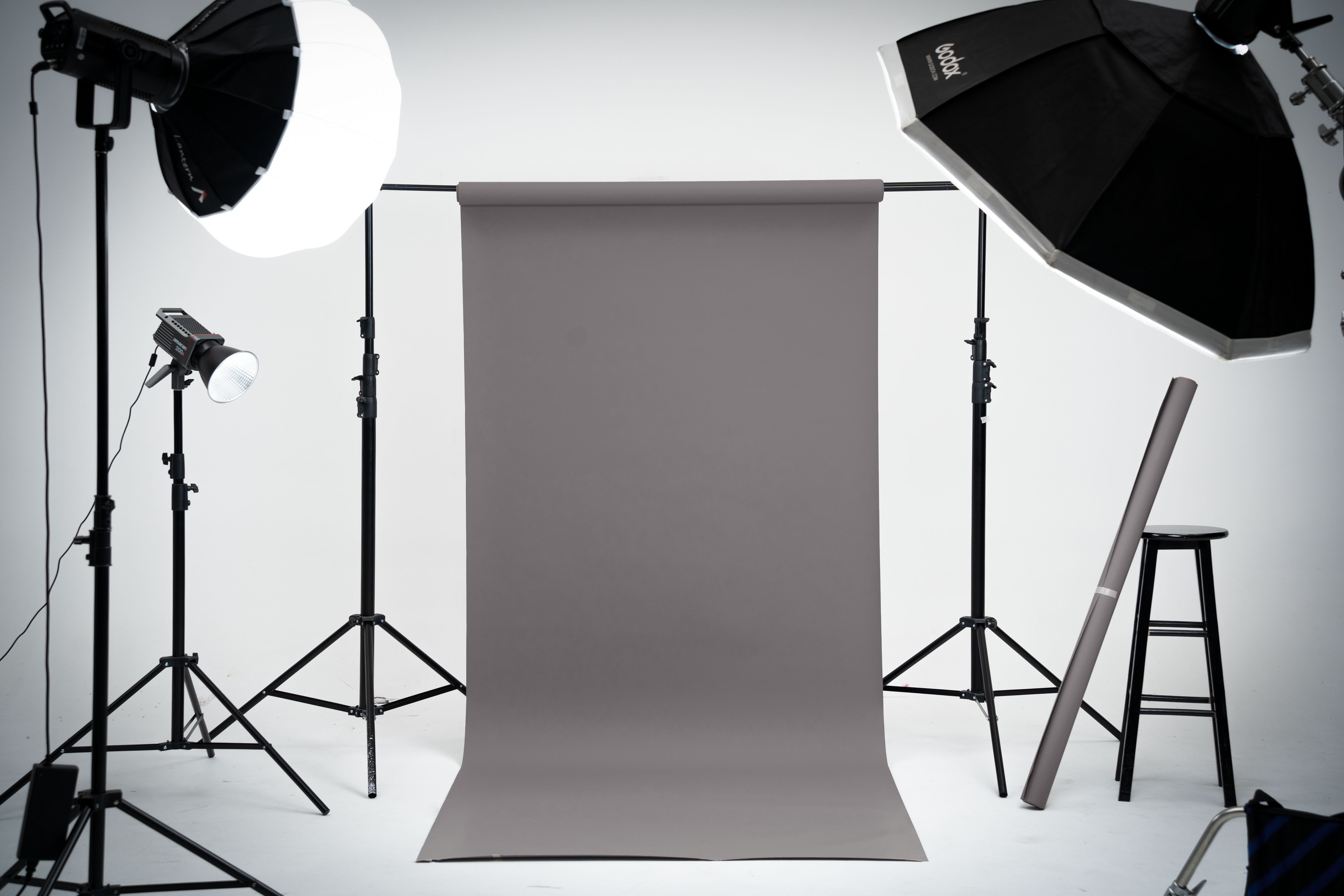 Kate Neutral Gray Seamless Paper Backdrop for Photography