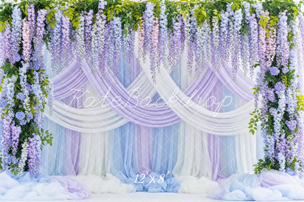 Kate Spring Flower Arch Cascading Wisteria Drapes Backdrop Designed by Patty Roberts