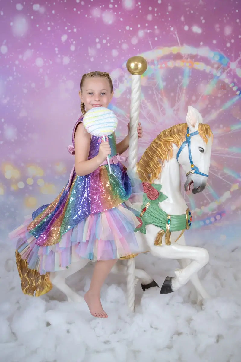 Bokeh Foto Achtergrond Fantasie Reuzenrad Ontworpen door GQ