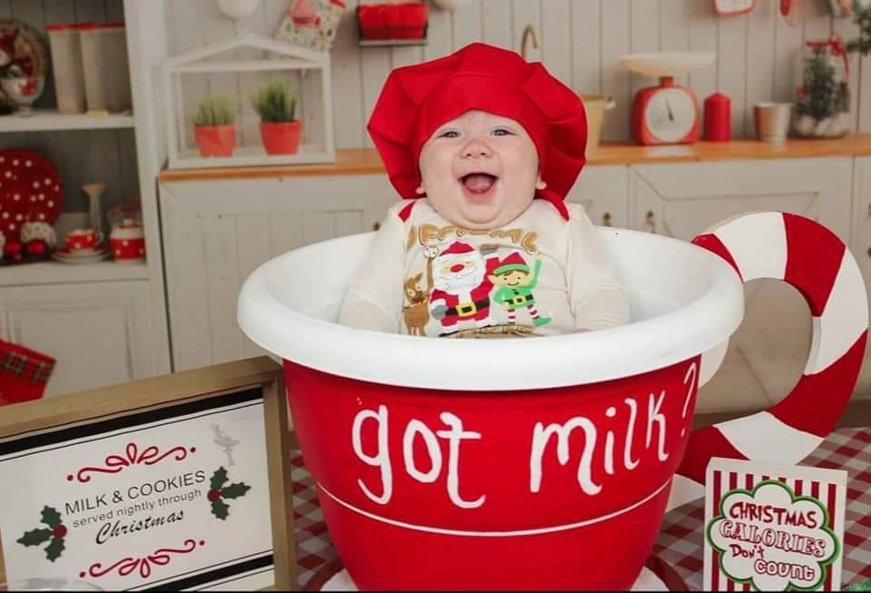 Kate Christmas Kitchen Fleece Backdrop White Wall for Photography