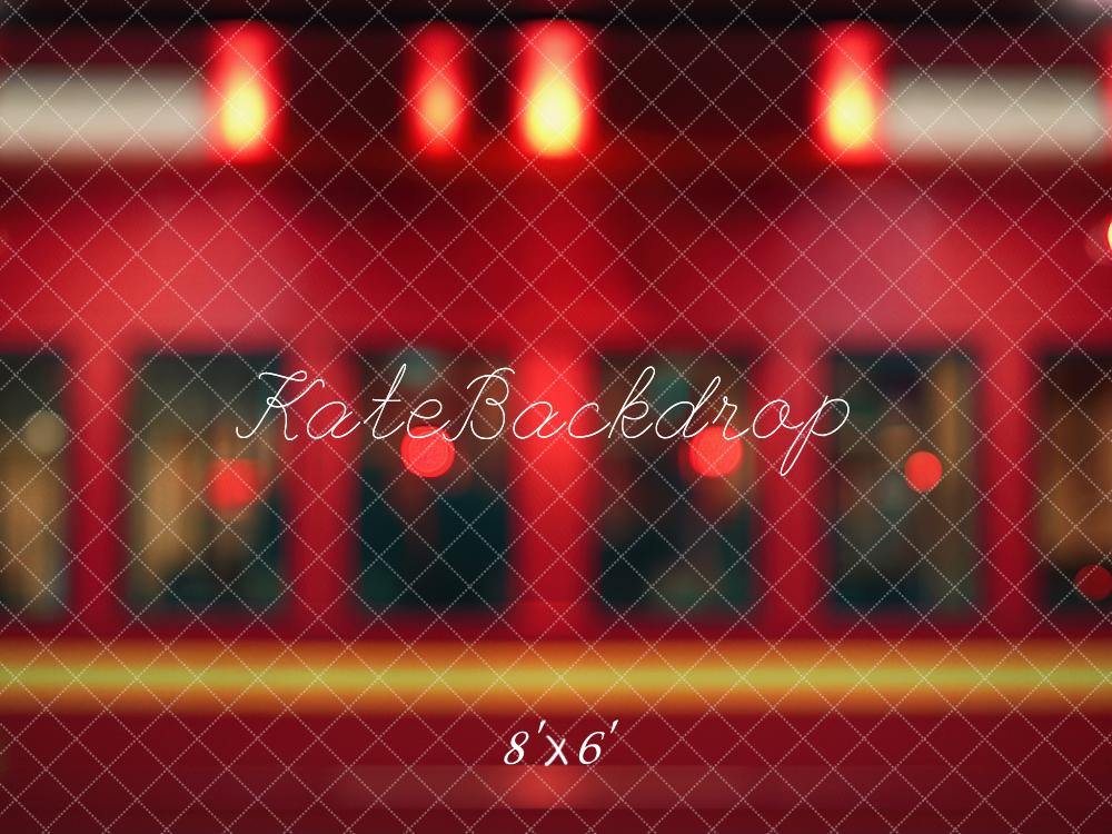 Fire Fighter Rojo Bokeh Fondo Borroso Designed by Mini MakeBelieve