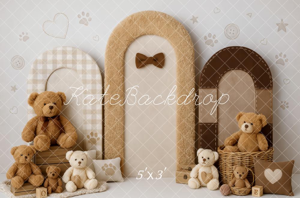 Kate Smash de Pastel Oso de Peluche Fondos Acogedores Arcos Diseñado por Patty Roberts