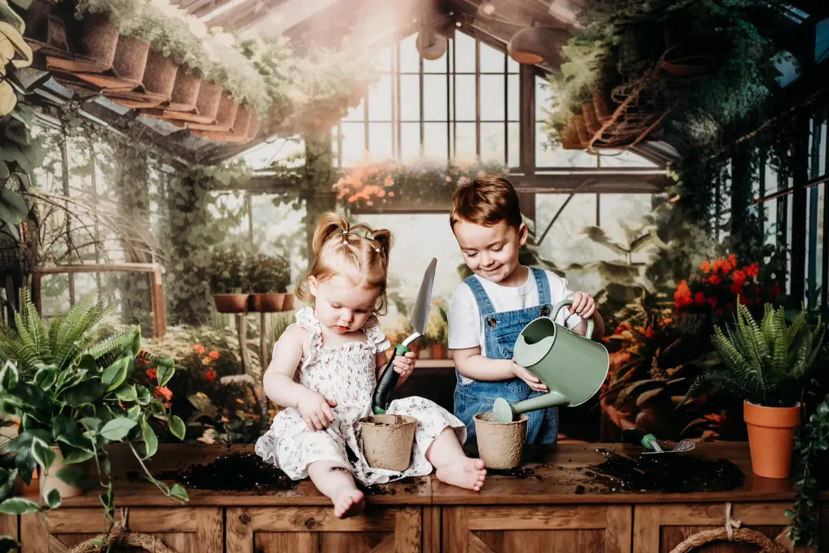 Kate Spring Greenhouse Backdrop Designed by Abbas Studio