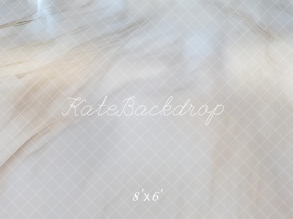 Kate Marble Soft Gradient White Floor Backdrop Designed by Mini MakeBelieve