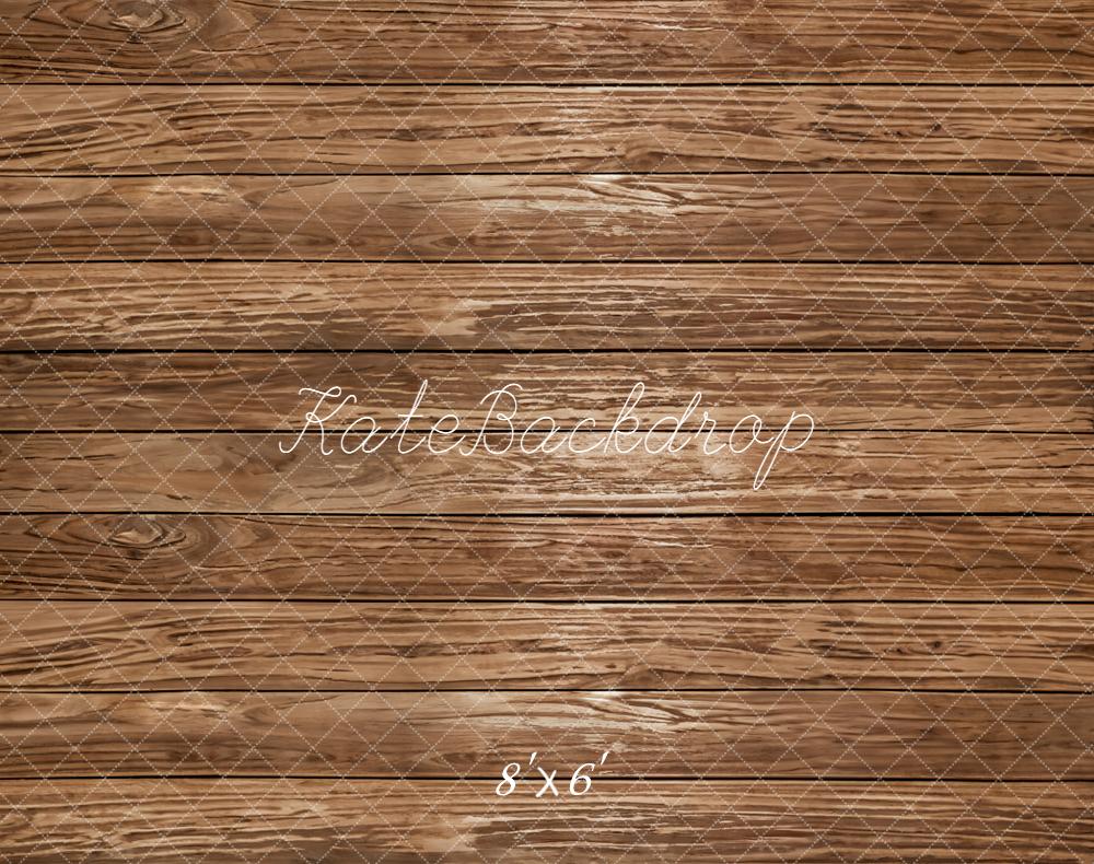 Kate Brown Wooden Plank Floor Backdrop Backdrop Designed by Emetselch