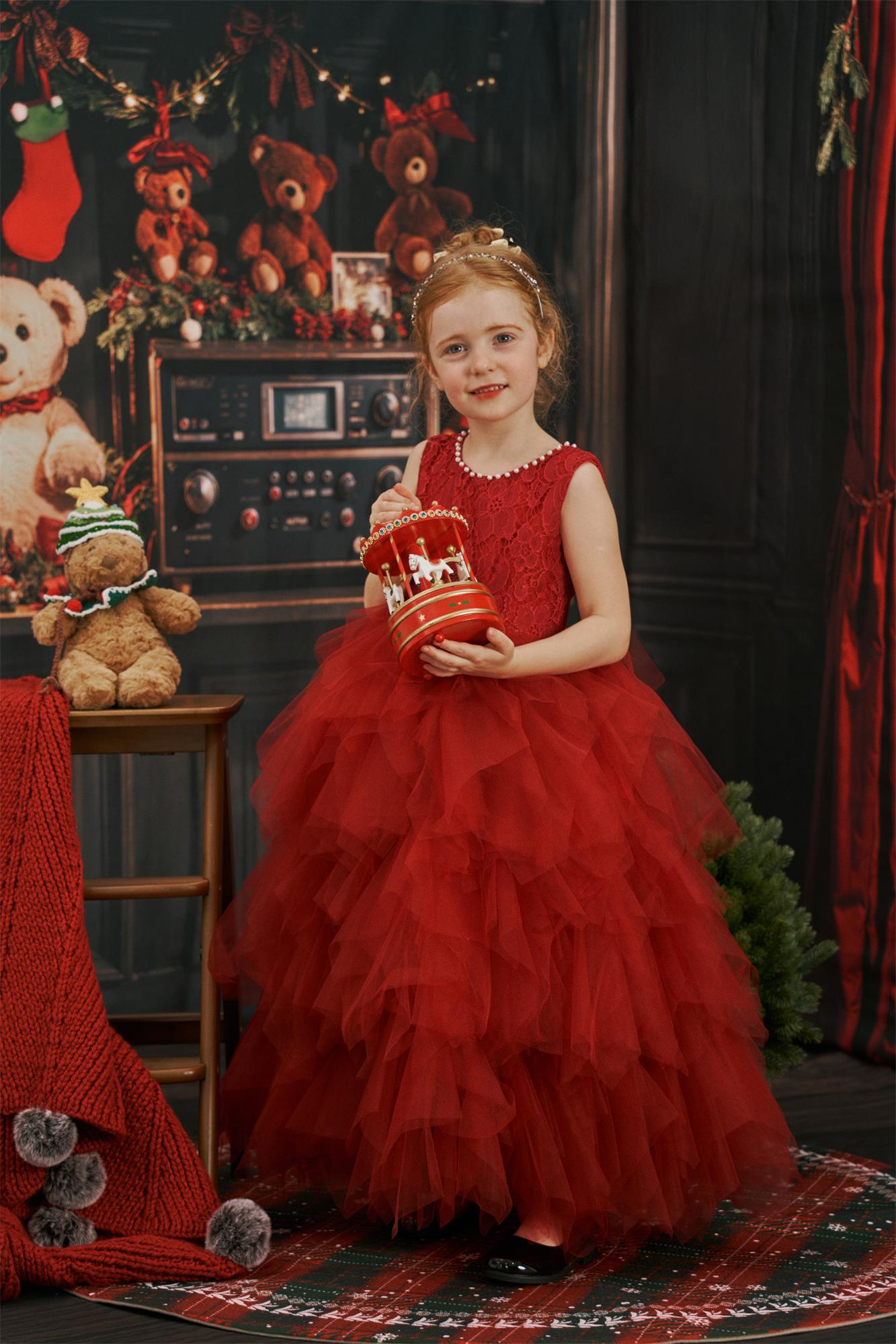 Kate Christmas Living Room Set Photo Kit Photography Backdrops&Props Themed Bundle