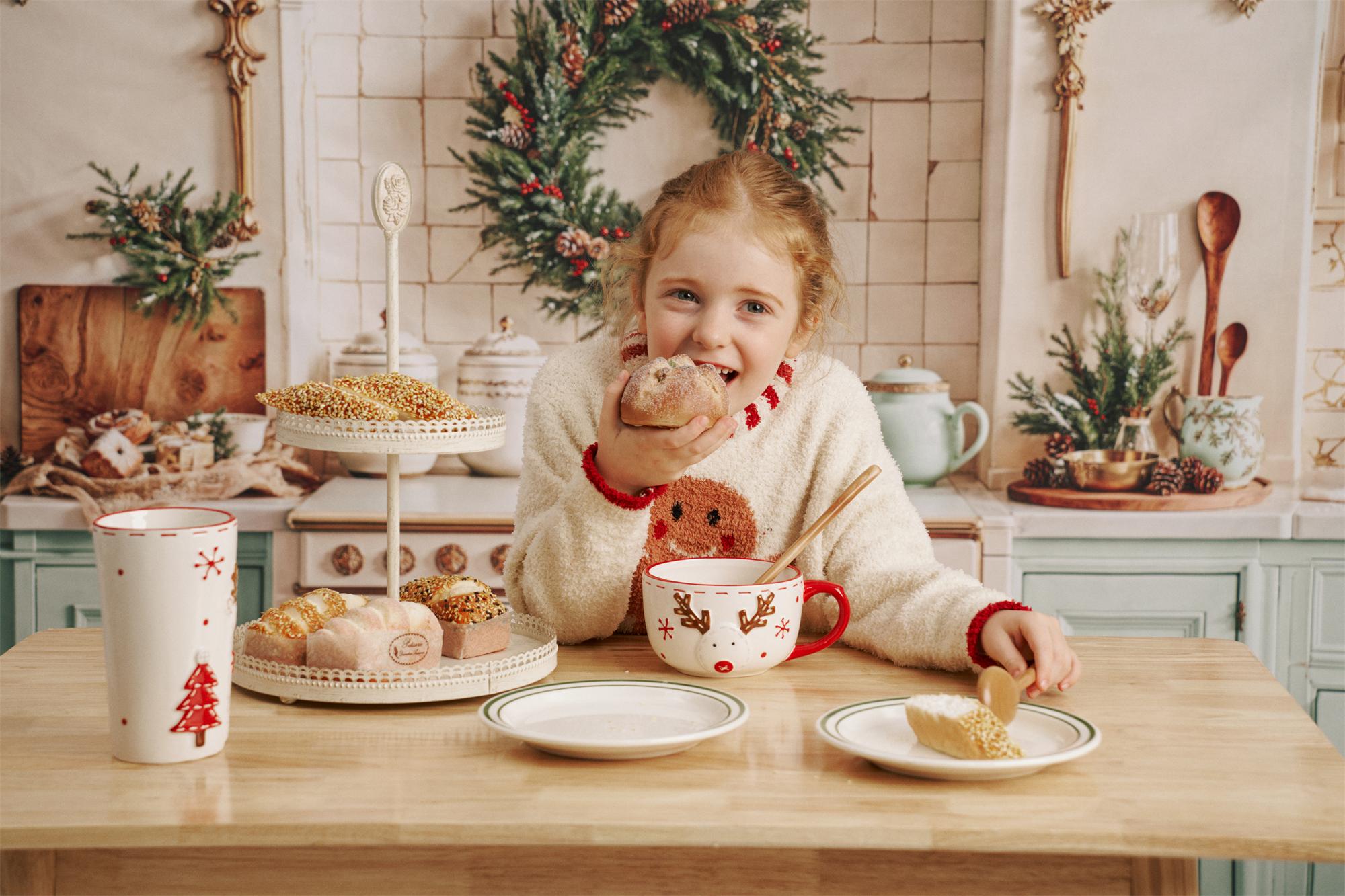 Kate Christmas Kitchen Photo Kit Photography Backdrops&Props Themed Bundle