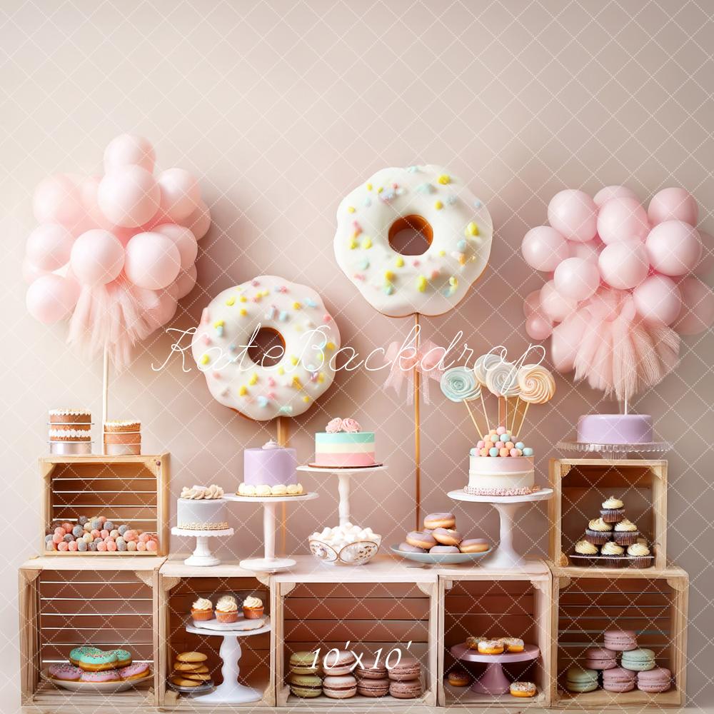 Cake Smash Pastel Sweet Dessert Donut Foto Achtergrond Designed by Mandy Ringe Photography