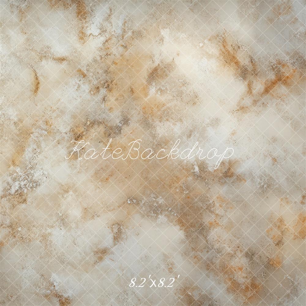 Kate Abstract Texture Marble Beige Floor Backdrop Designed by Mini MakeBelieve