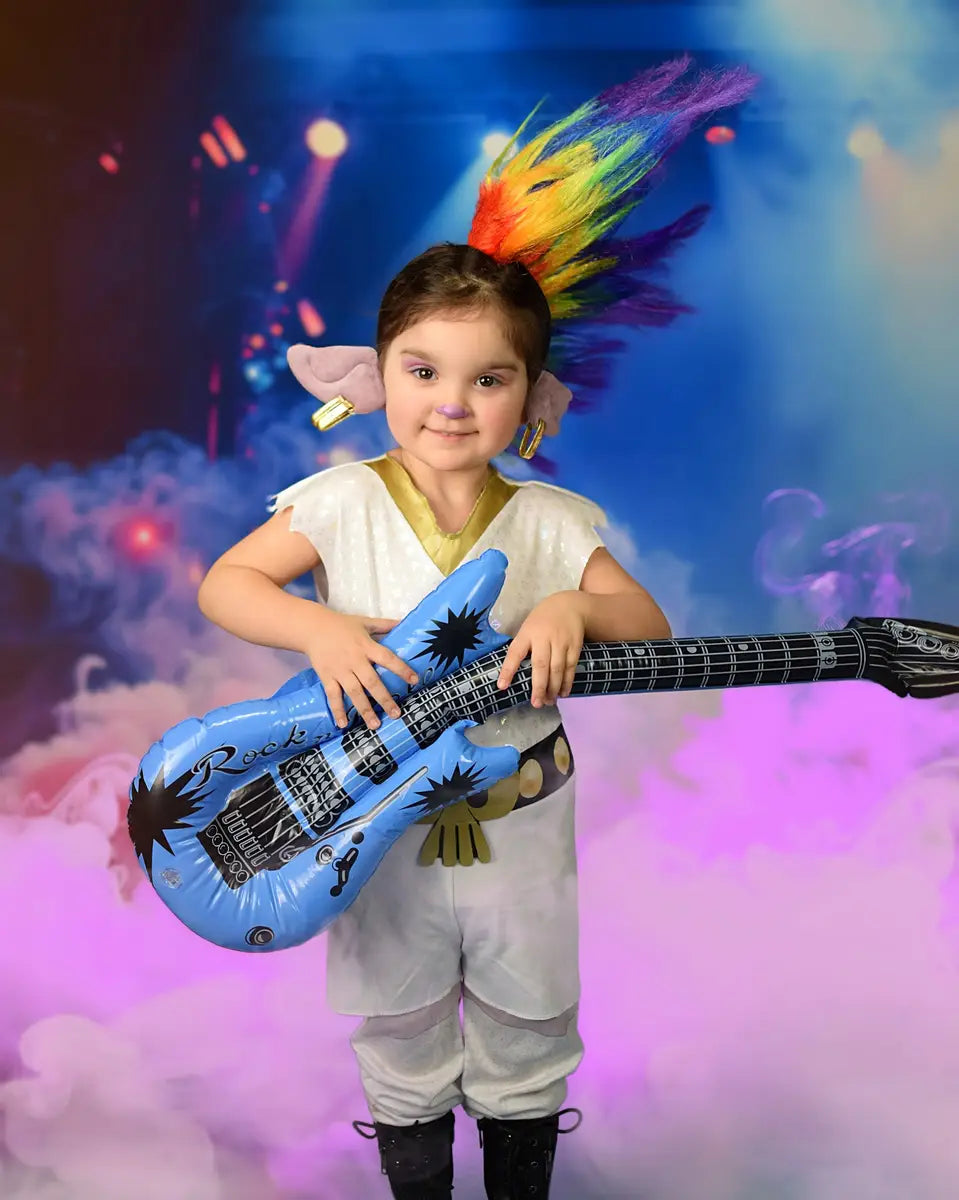 Fondo de escenario de iluminación de humo rosa diseñado por Emetselch