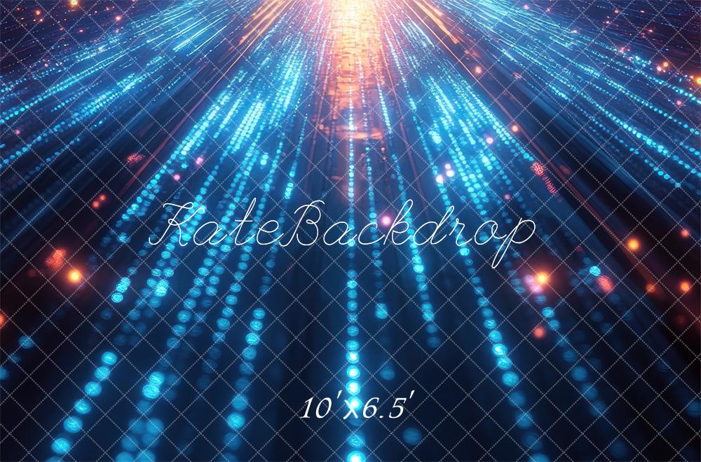 Digitale Abstracte Lichten Informatie Universum Foto Achtergrond Designed by Mini MakeBelieve