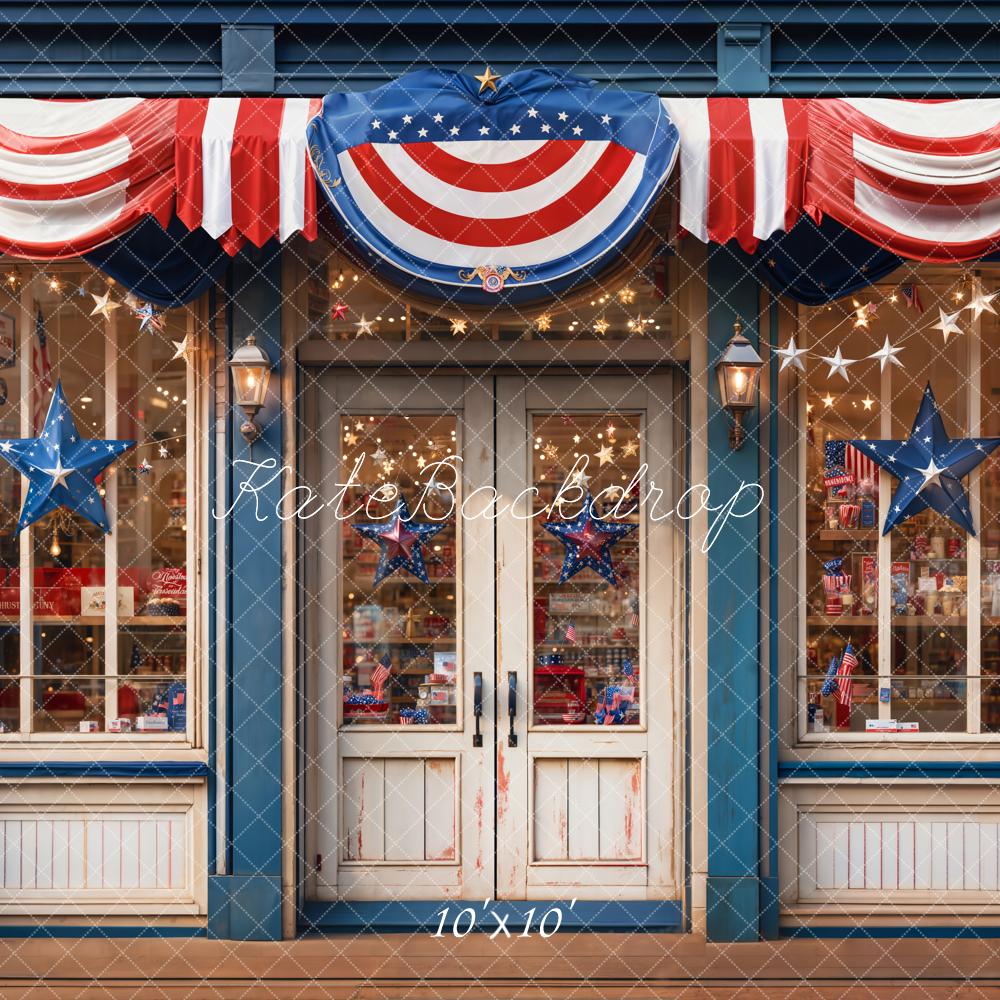 Onafhankelijksdag Winkelfront Sterren Foto Achtergrond Designed by Emetselch