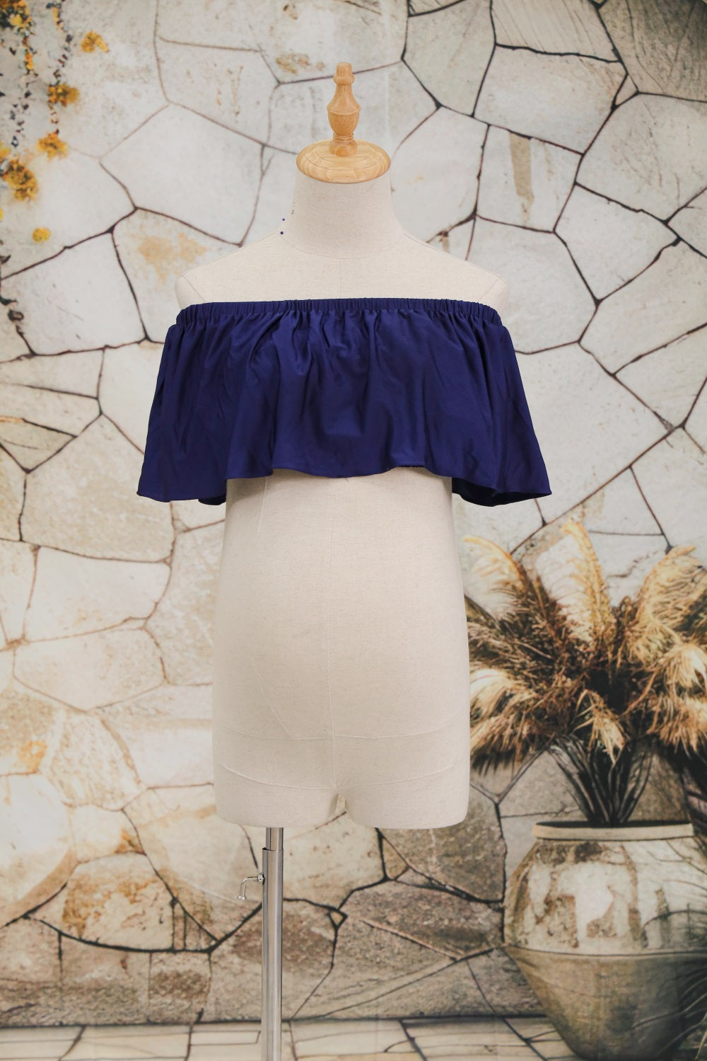 Shawl de Maternidad de Un Hombro de Tela de Punto diseñado por