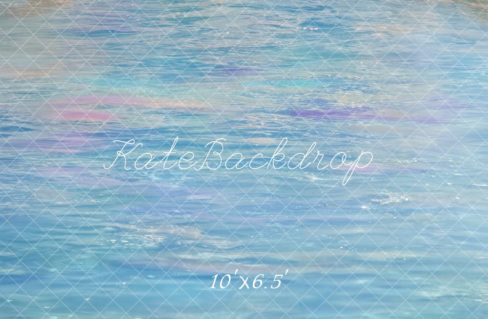 Fondo de Suelo de Gradiente Azul Acuarela Diseñado por Emetselch