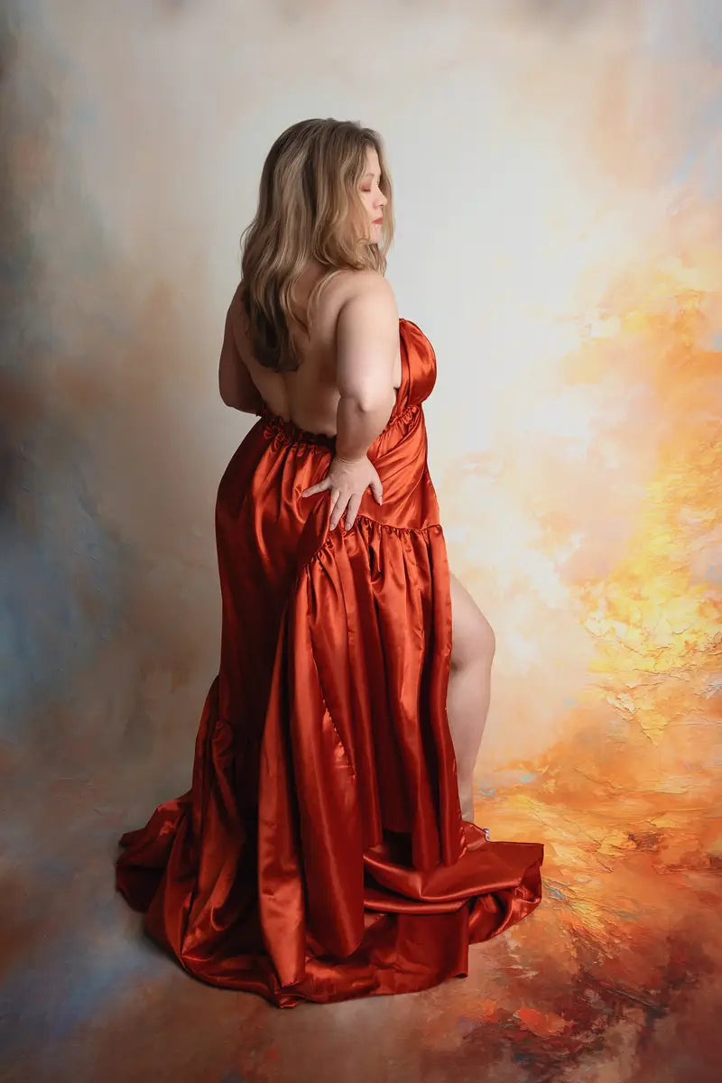 Kate Abstract Texture Golden Backdrop Designed by Emetselch