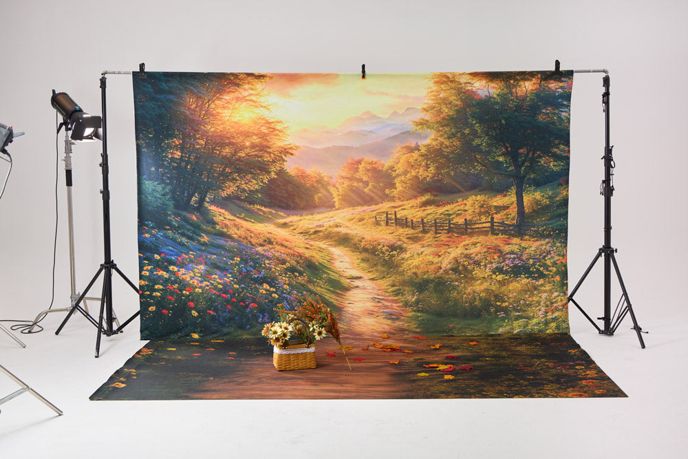 Valentine's Pink Candy House Foto Achtergrond Designed by Mini MakeBelieve