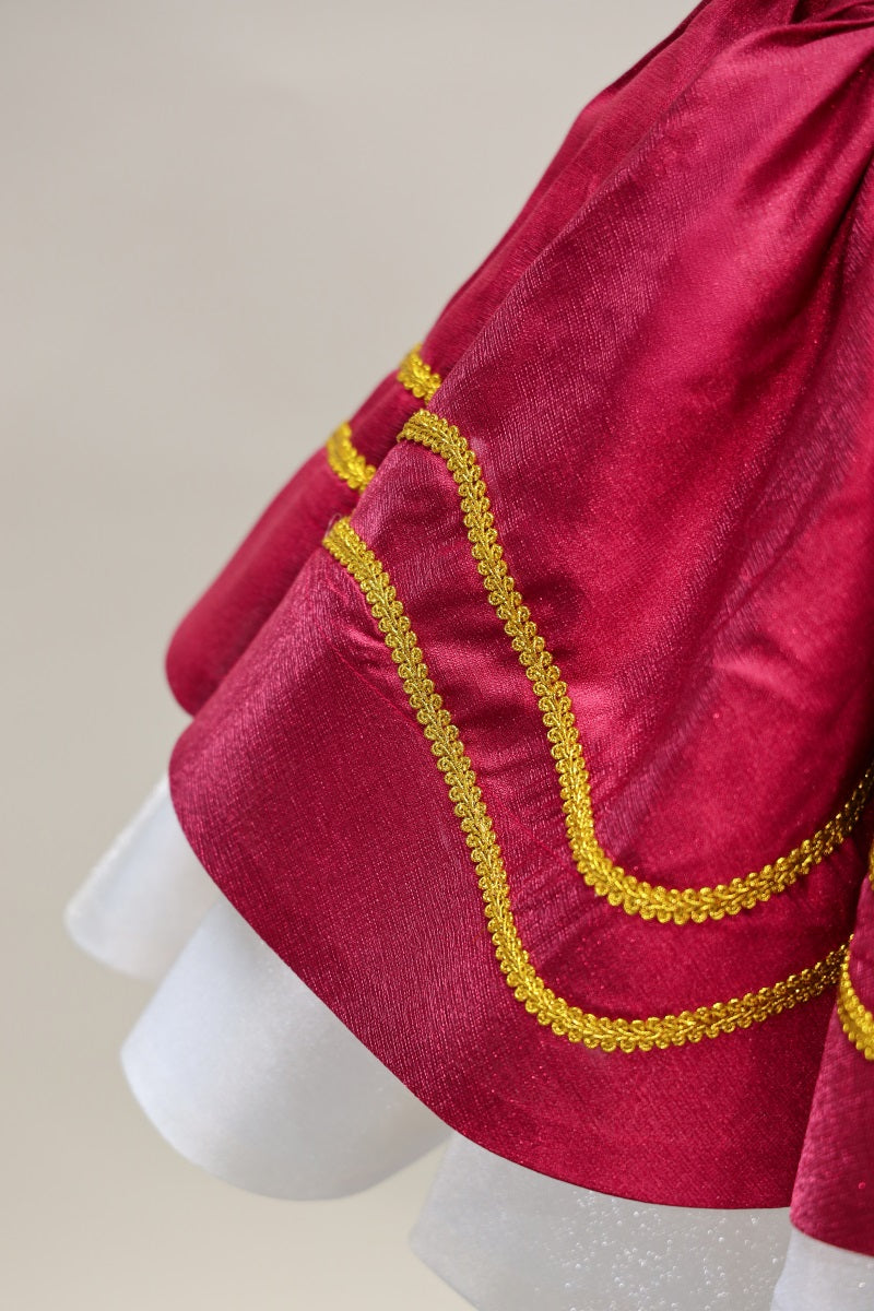 Abito a strati rosa e viola sfumato per bambini per fotografia