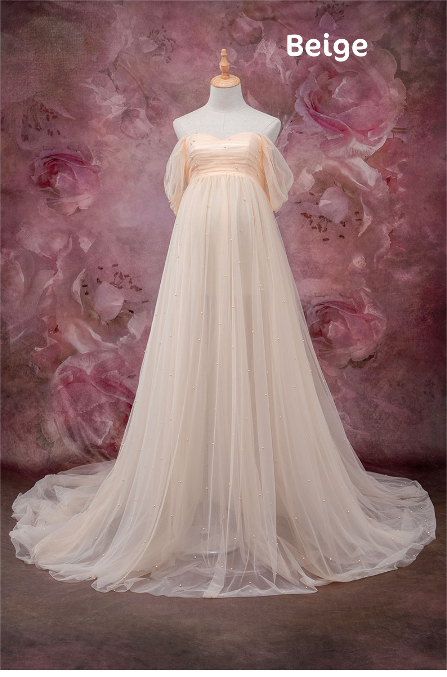 Kate Mesh Maternity Photoshoot Dress