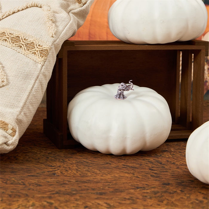 Kate White Artificial Pumpkin(D ≈ 7.87"  H ≈ 5.12") for Photography