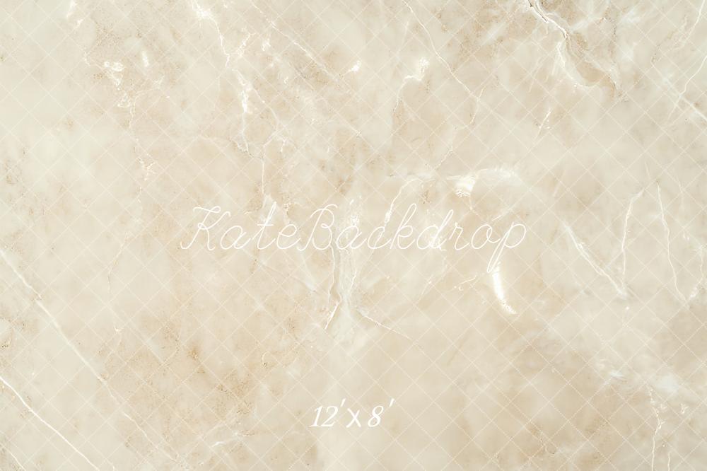 Kate Beige Marble Abstract Texture Floor Backdrop Designed by Emetselch