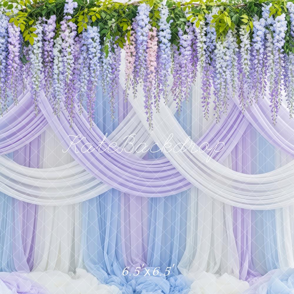 Kate Spring Flower Arch Cascading Wisteria Drapes Backdrop Designed by Patty Roberts