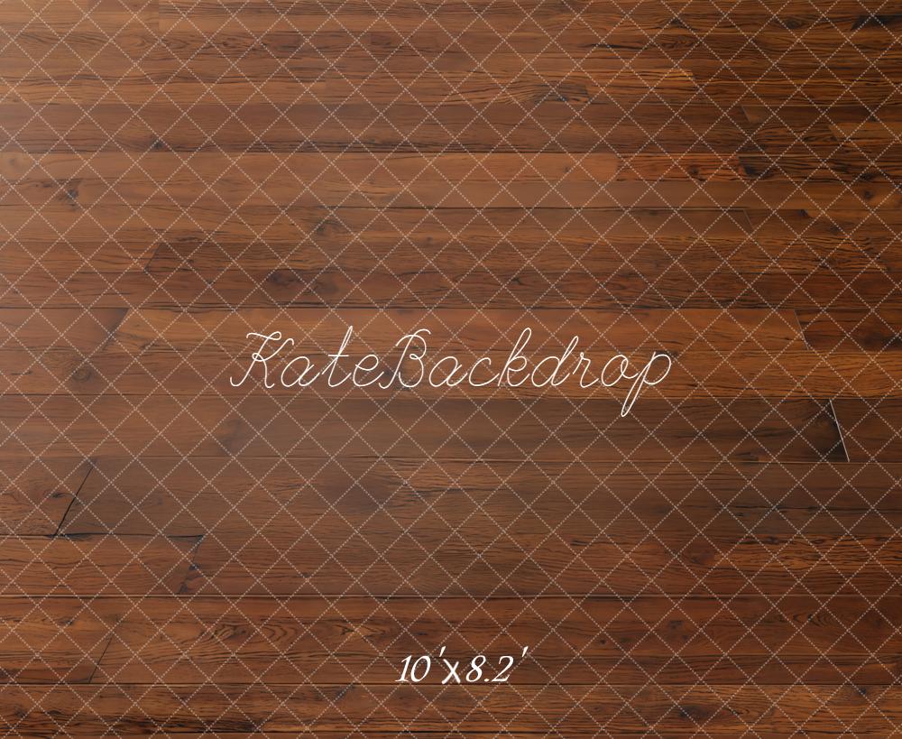 Kate Brown Wood Plank Floor Backdrop Designed by Kate Image