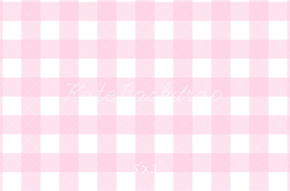 Fondo de cuadros rosas diseñado por Mandy Ringe Photography