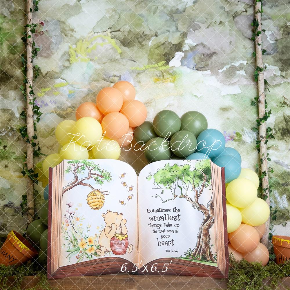 Libro di storie Hunny Balloon Sfondo Designed by Megan Leigh Photography