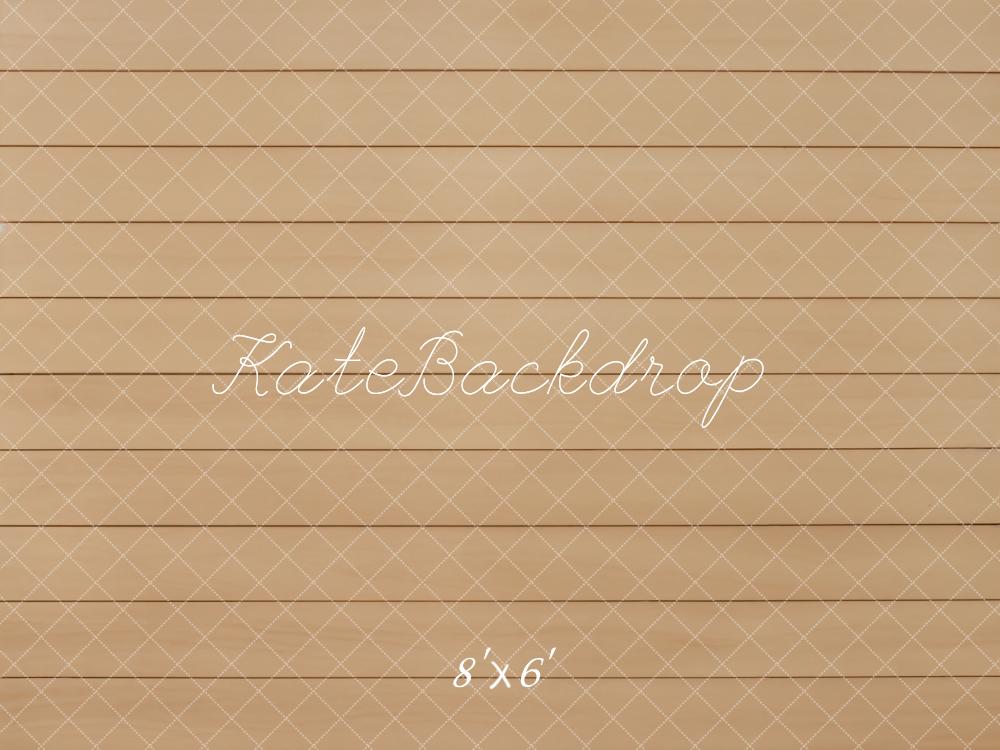 Kate Beige Wood Planks Floor Backdrop Designed by Kate Image