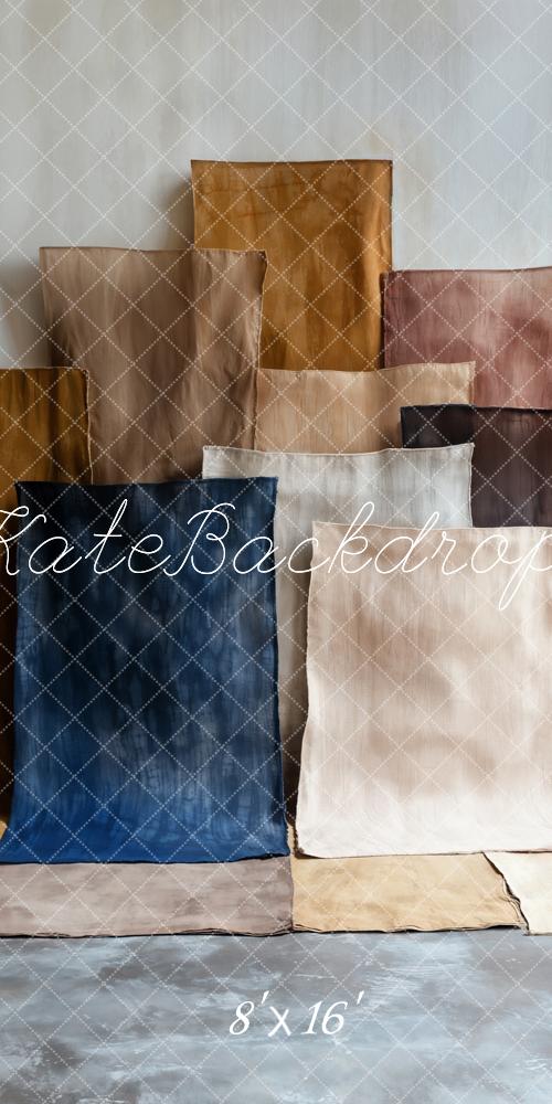 Kate Abstract Texture Color Blocks Backdrop Designed by Emetselch
