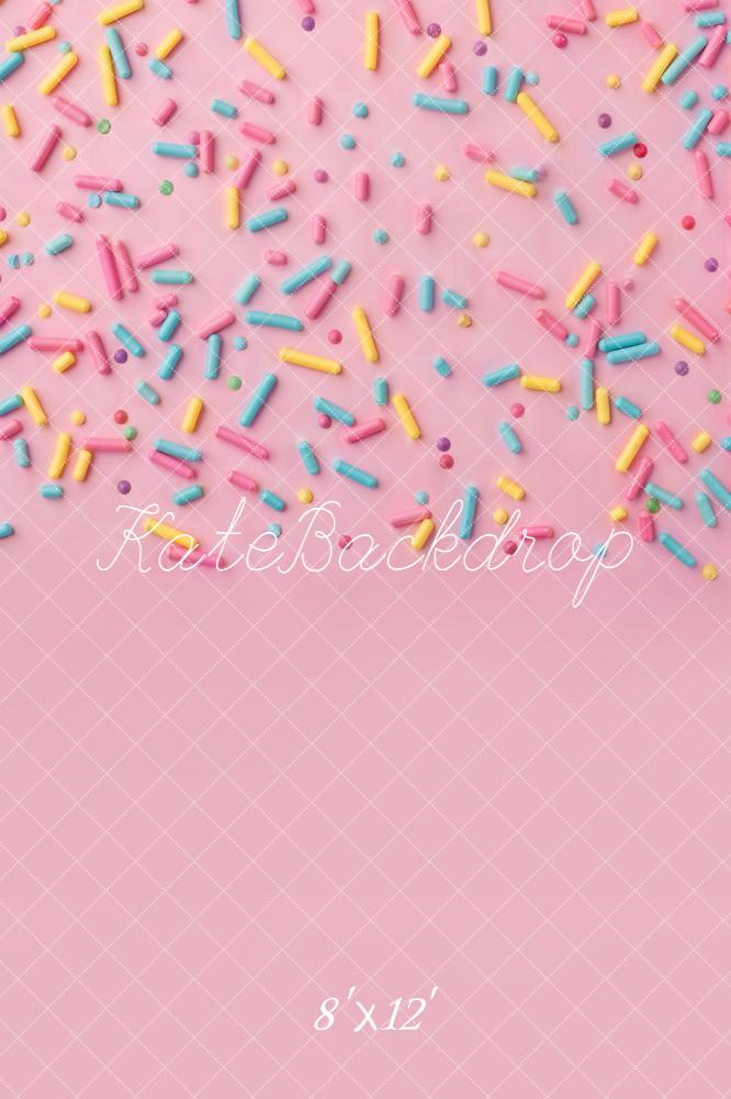 Kate Pink Sprinkles Confetti Backdrop Designed by Kate Image