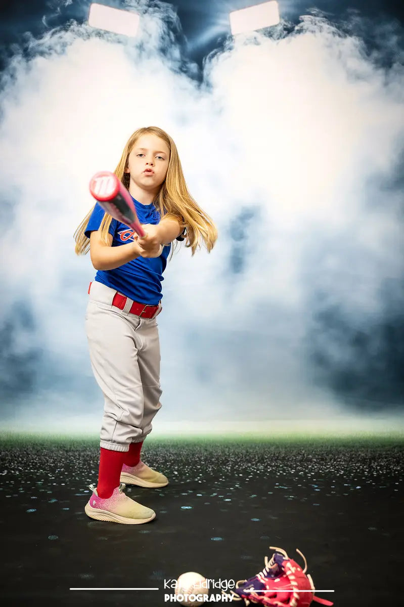 Sweep Sports Stadium Dramatic Lighting Foto Achtergrond Designed by Patty Robert