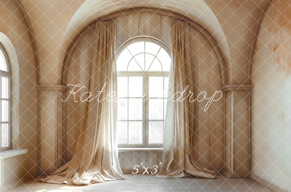 Kate Elegant Arched Window Curtains Backdrop Designed by Mini MakeBelieve