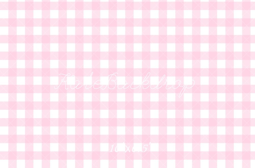 Fondo de cuadros rosas diseñado por Mandy Ringe Photography