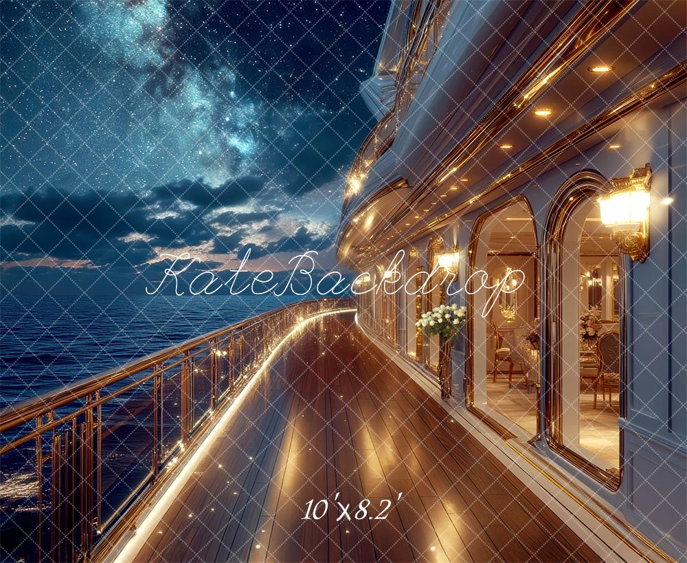 Kate Luxury Ship Cruise Night Sky Backdrop Designed by Mini MakeBelieve