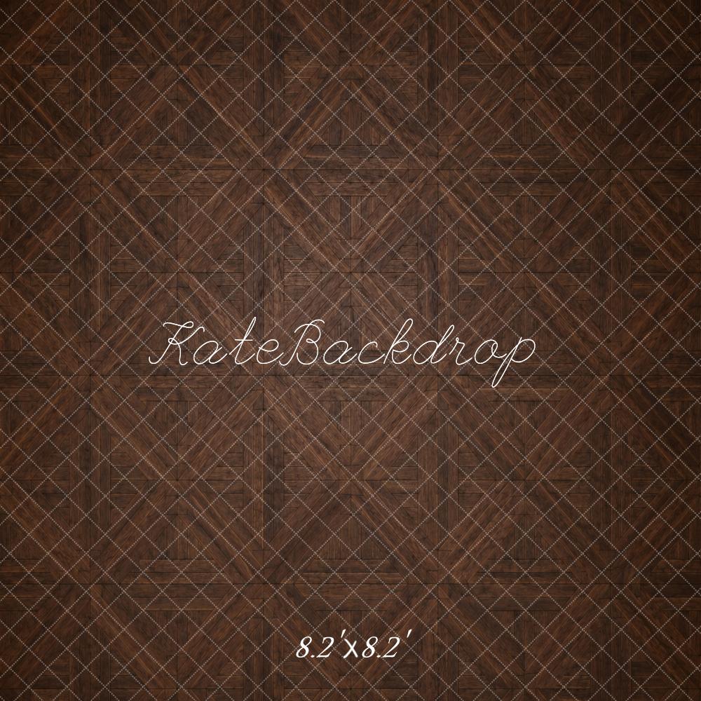 Kate Brown Herringbone Floor Printed Backdrop Printed Backdrop Designed by Vertigo Productions