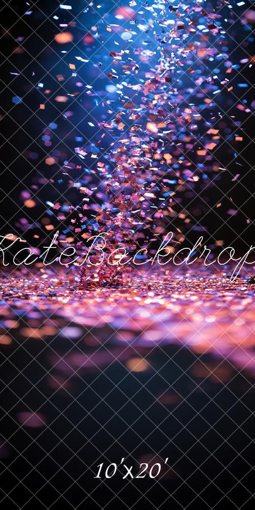 Kate Confetti Light Bokeh Printed Backdrop Designed by Emetselch