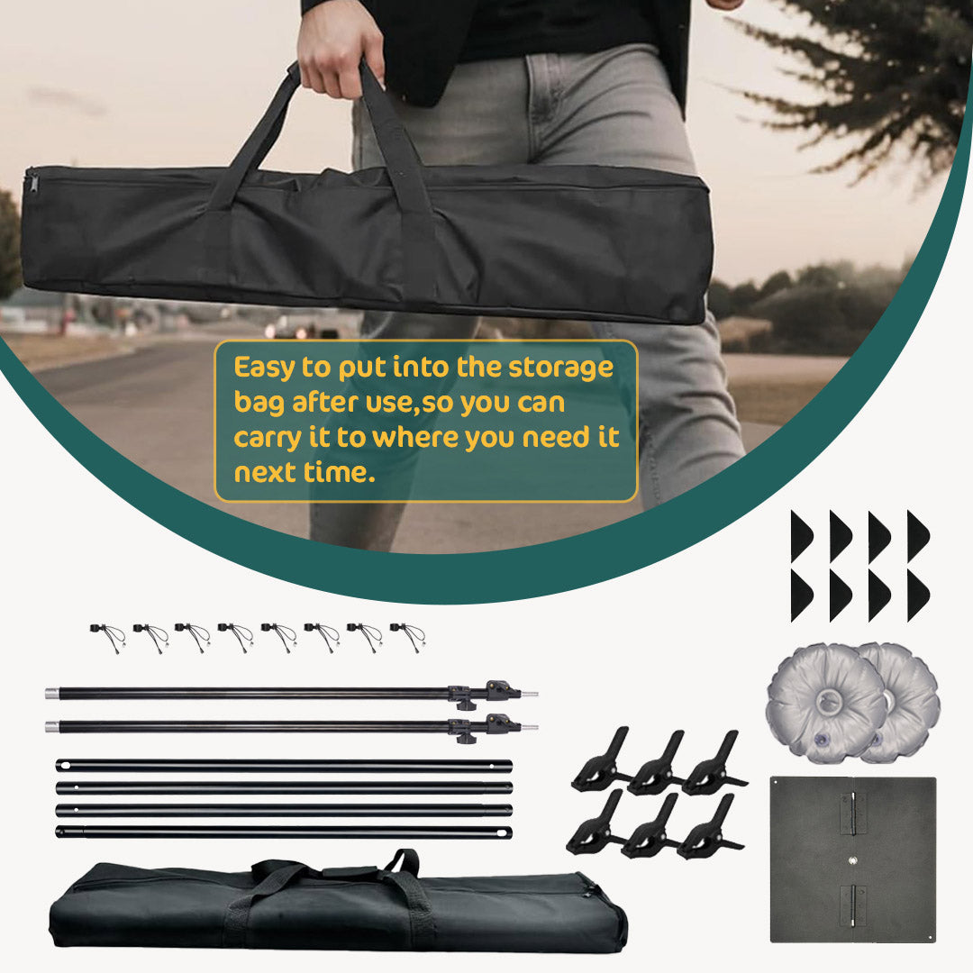 Kate Light-duty 10*8ft square base Adjustable Photographic Backdrop and Seamless Paper Display Stand