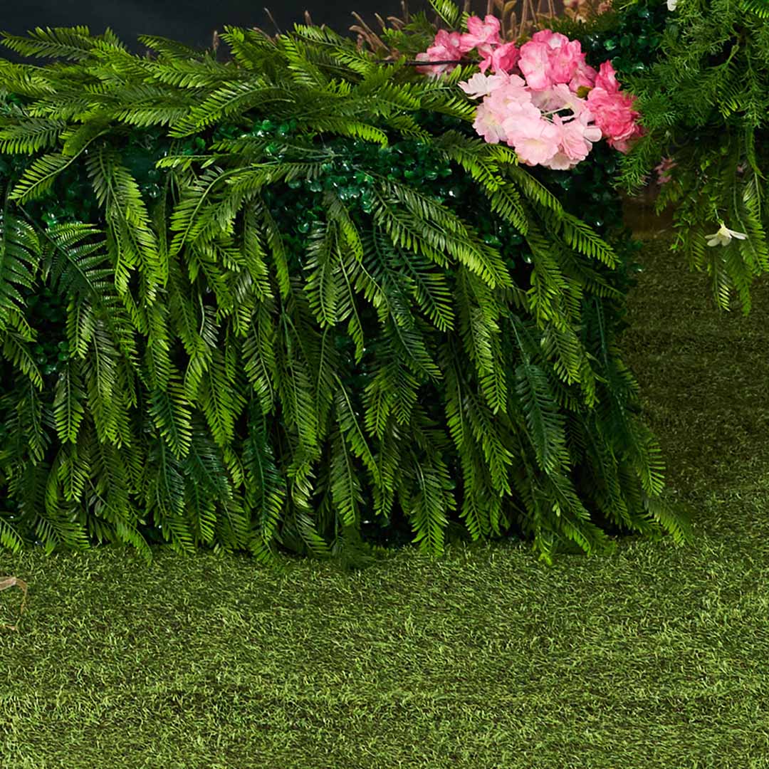 Kate Spring Arch Artificial Flower Wall with Round Stand Prop for Photography(US ONLY)