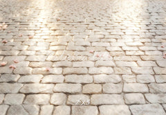 Kate Light Cobblestone Floor Printed Backdrop Designed by Kate Image